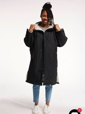 Woolly Bear Hooded Jacket with Sherpa Lining
